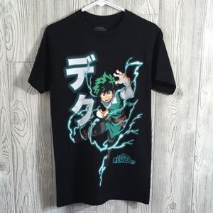 My Hero Academia Mens T-Shirt Black Small